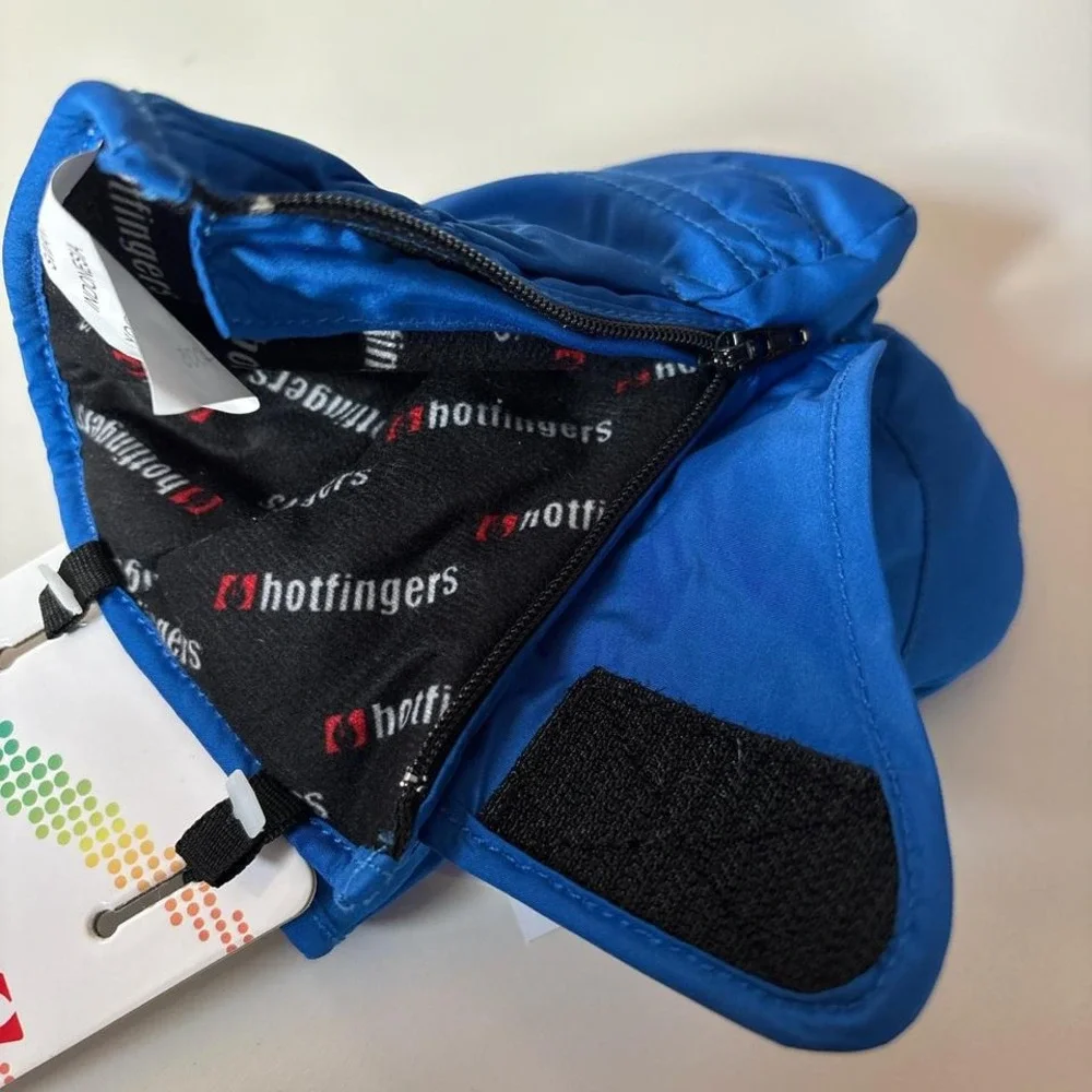 Hotfingers Kids Blue Mittens Snow Ski Winter Warm Thinsulate Size S 1-2 Tots